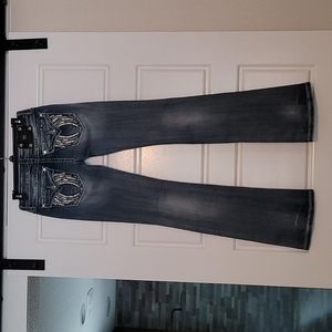 MISS ME RHINESTONE 👖JEANS BOOTCUT SIZE 26